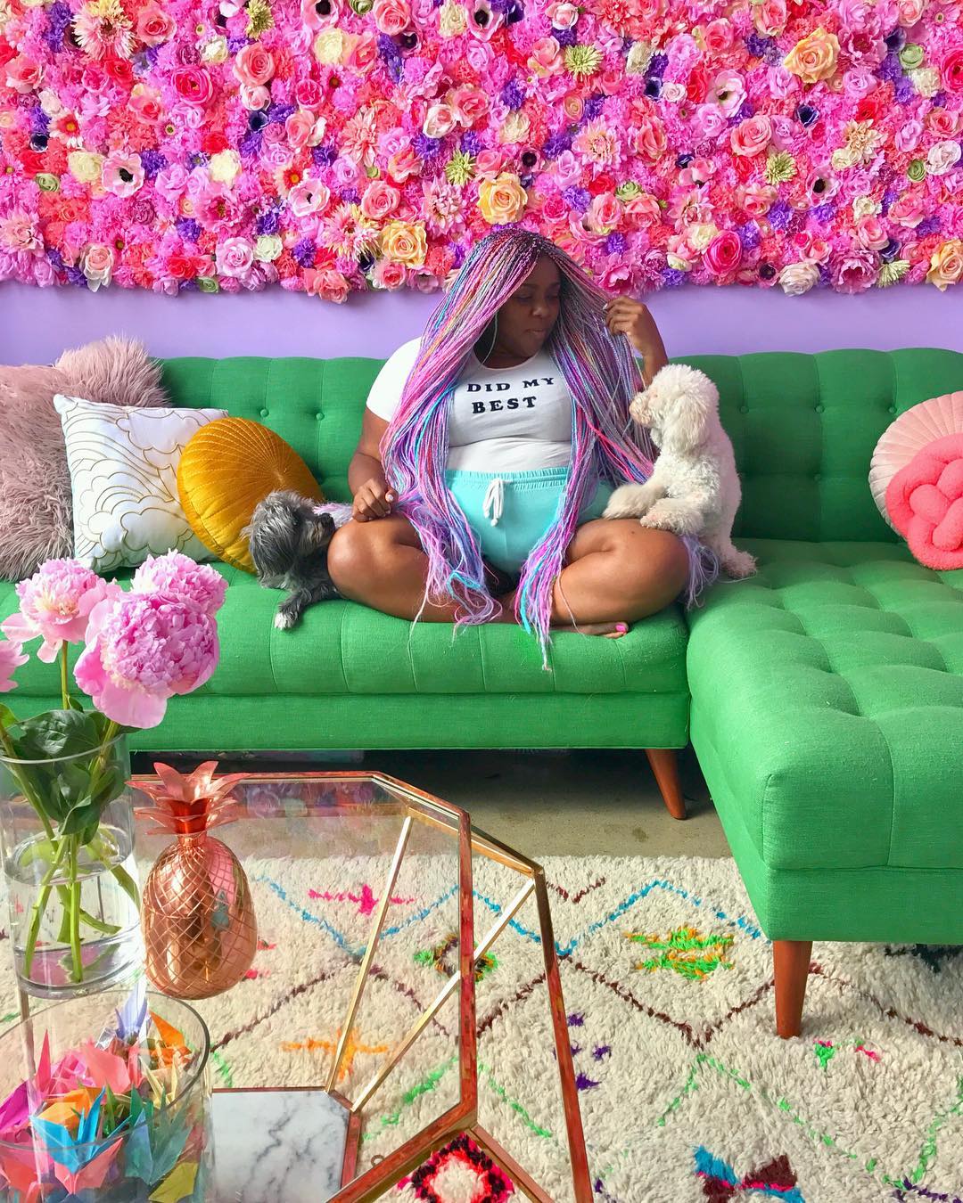 this babe's colorful lifestyle and apartment makes unicorns this babe's colorful lifestyle and apartment makes unicorns