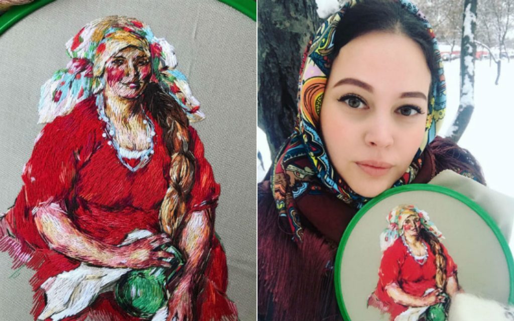 ≡ Таисия Ковалева: художник, который «рисует» вышивкой 》 Her Beauty