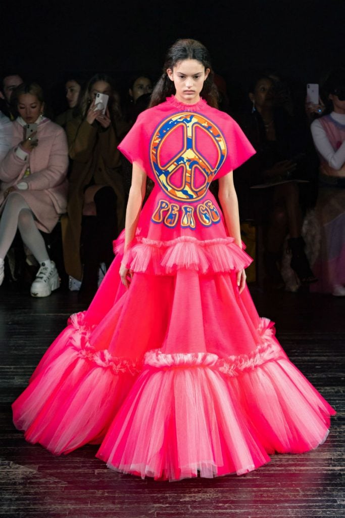 Viktor & Rolf’s Hilarious Meme Dresses Are Our Feminist Heroes