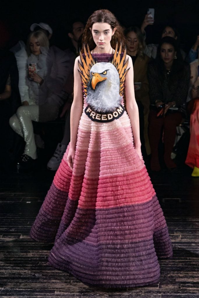 Viktor & Rolf’s Hilarious Meme Dresses Are Our Feminist Heroes