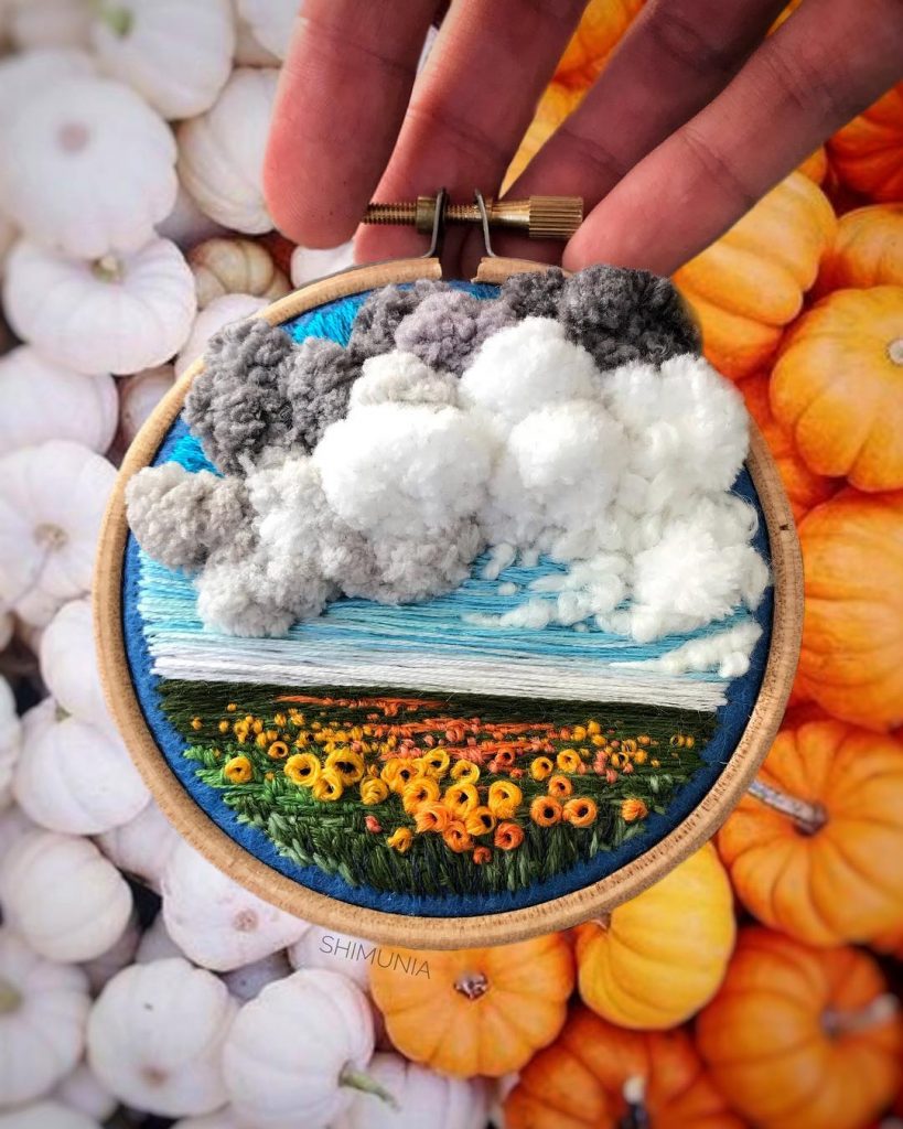alented Needle Painter Makes Magnificent Threadwork Paintings