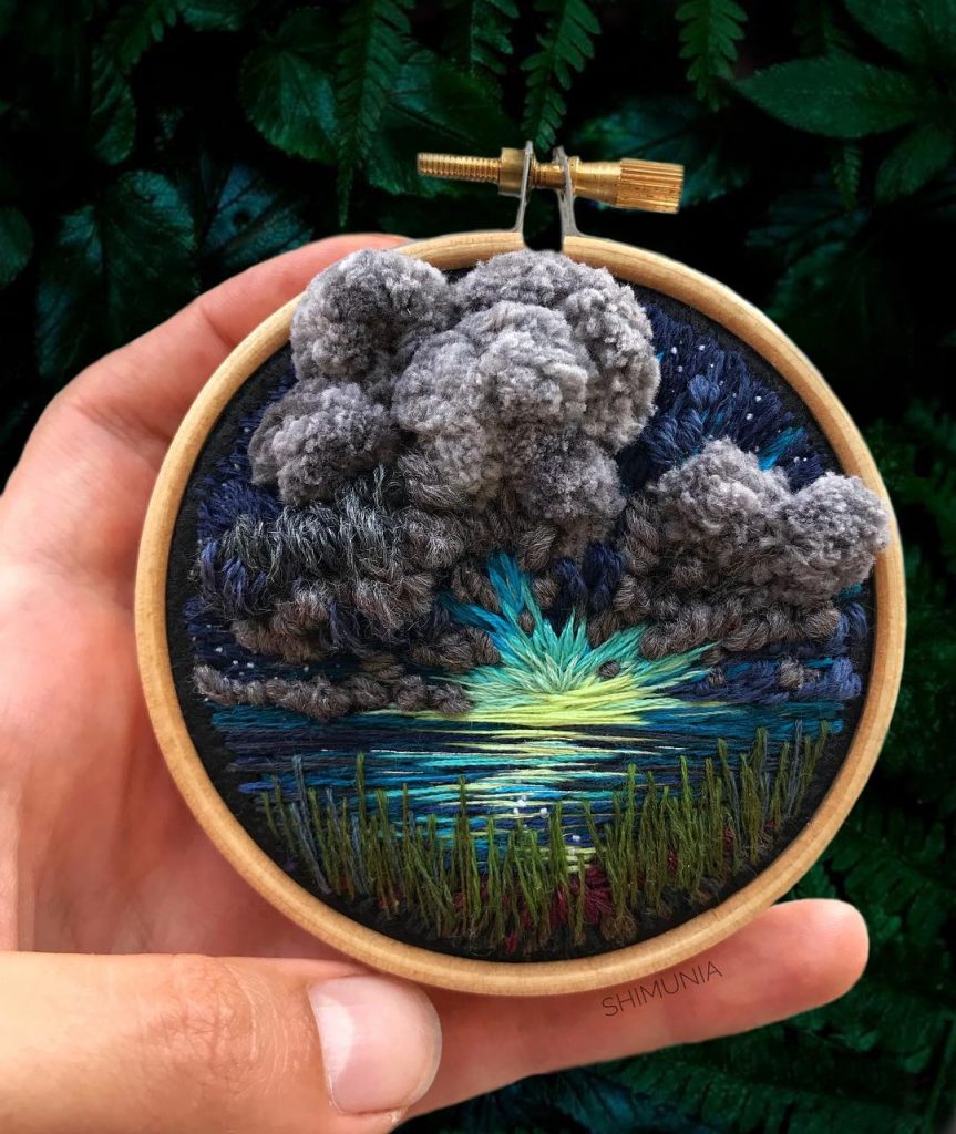 alented Needle Painter Makes Magnificent Threadwork Paintings