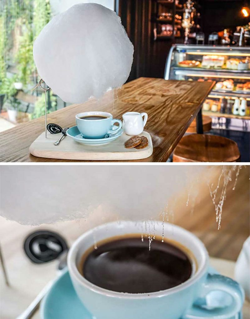 Chinese Cafe Serves Coffee With A Cotton Candy Cloud And We’re Impressed