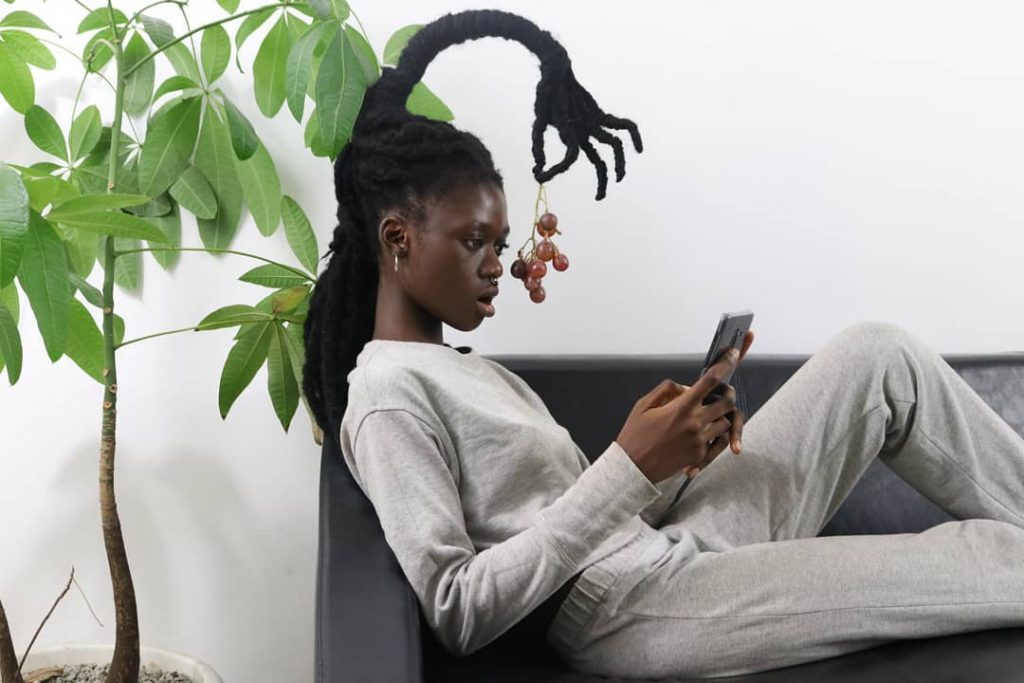 Ivory Coast Artist Builds Powerful Sculptures From Her Hair
