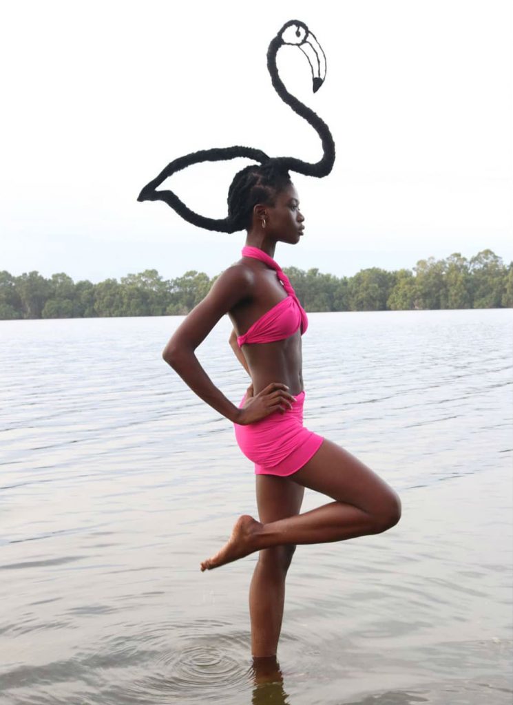 Ivory Coast Artist Builds Powerful Sculptures From Her Hair