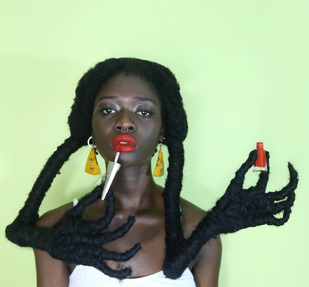 Ivory Coast Artist Builds Powerful Sculptures From Her Hair