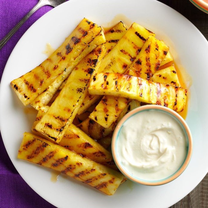 Grilled Pineapple with Lime Dip | 12 Grilling Recipes You've Gotta Try This Summer | Her Beauty