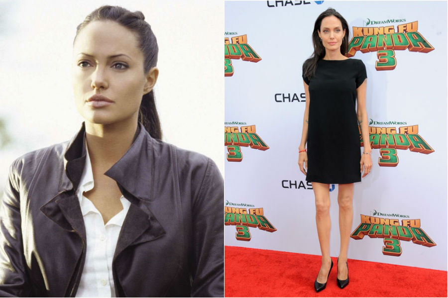 2. Angelina Jolie | 9 Celebs Who Got Super Skinny | Her Beauty