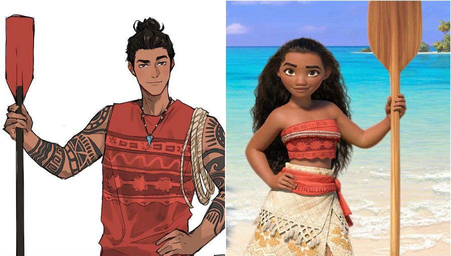 If Disney Princesses Were Boys