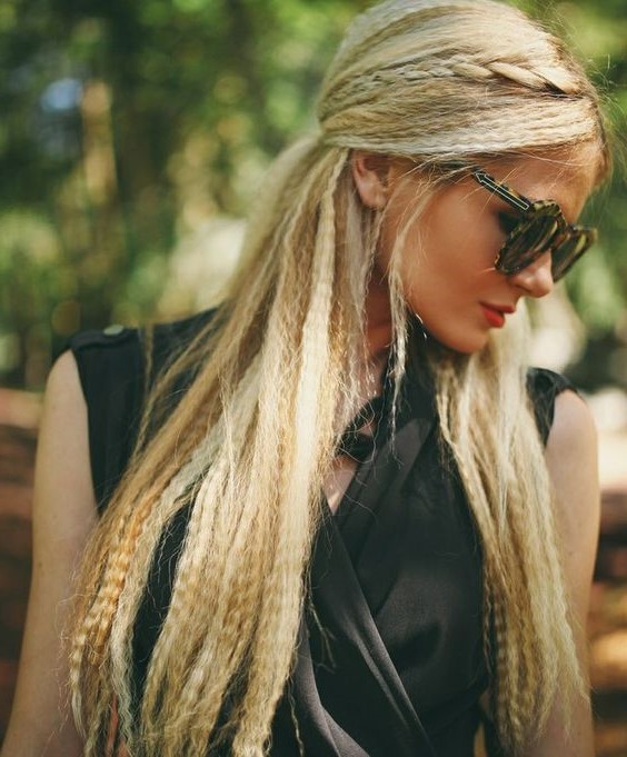 Сrimped hair with braids #2 | 6 Crimped Hair Ideas that Will Make You Feel Daring | Her Beauty