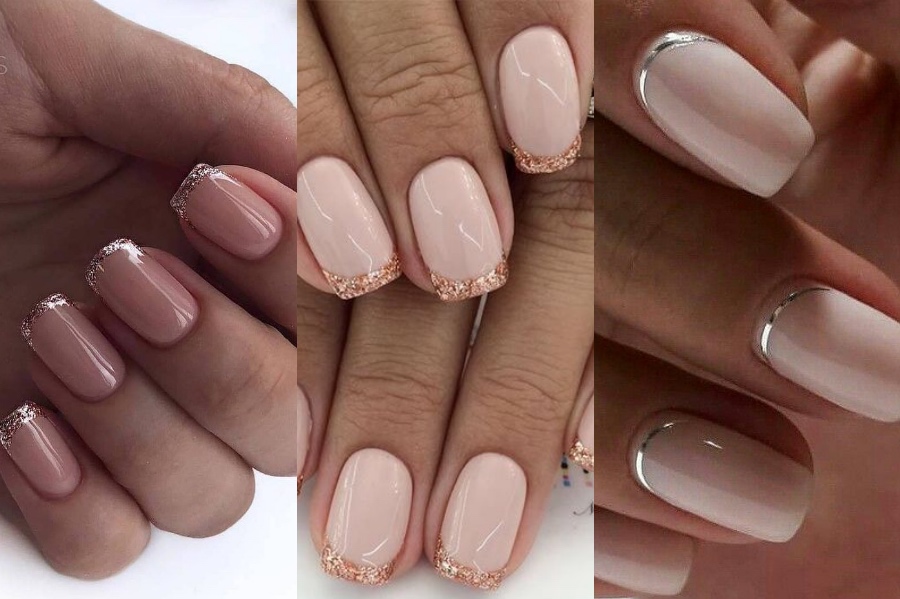 6. "Winter Wonderland French Manicure Design" - wide 4