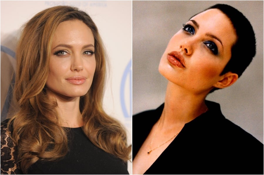 Angelina Jolie | 15 Stars That Shaved Their Head And Rocked It | Her Beauty