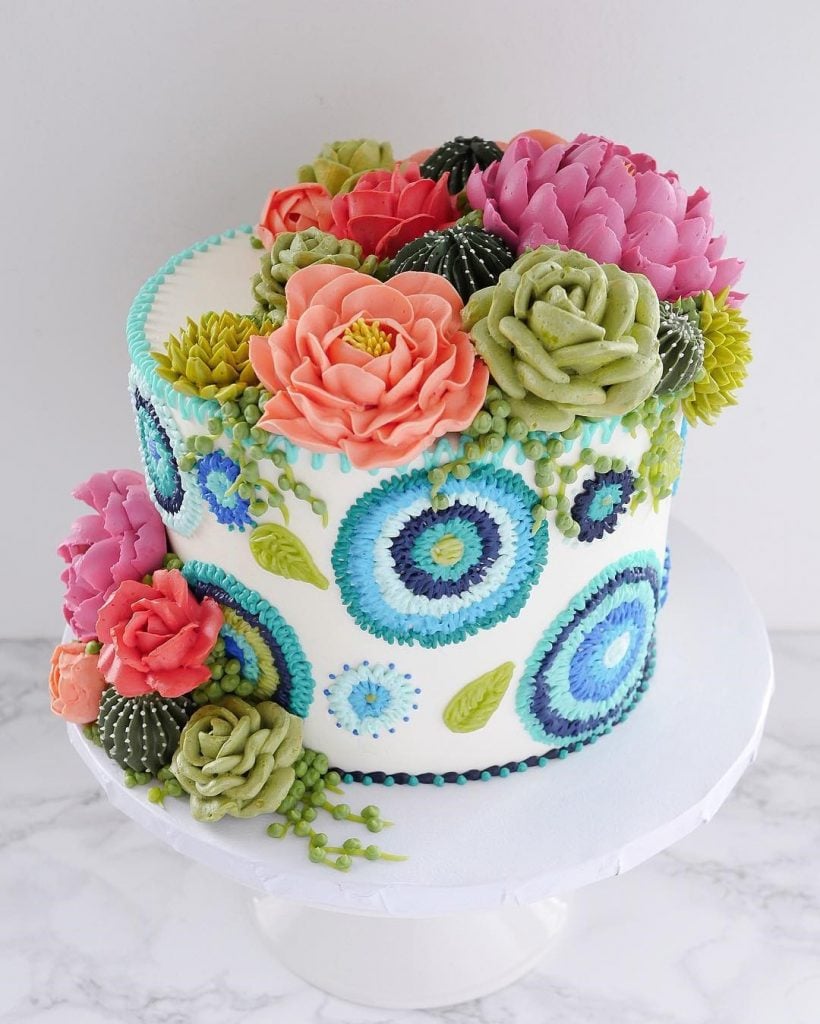 Embroidery Cakes by Leslie Vigil Will Bring You joy #9 | HerBeauty