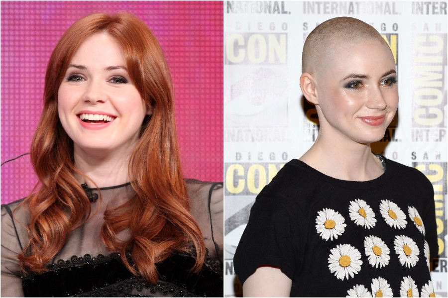 Karen Gillan | 15 Stars That Shaved Their Head And Rocked It | Her Beauty