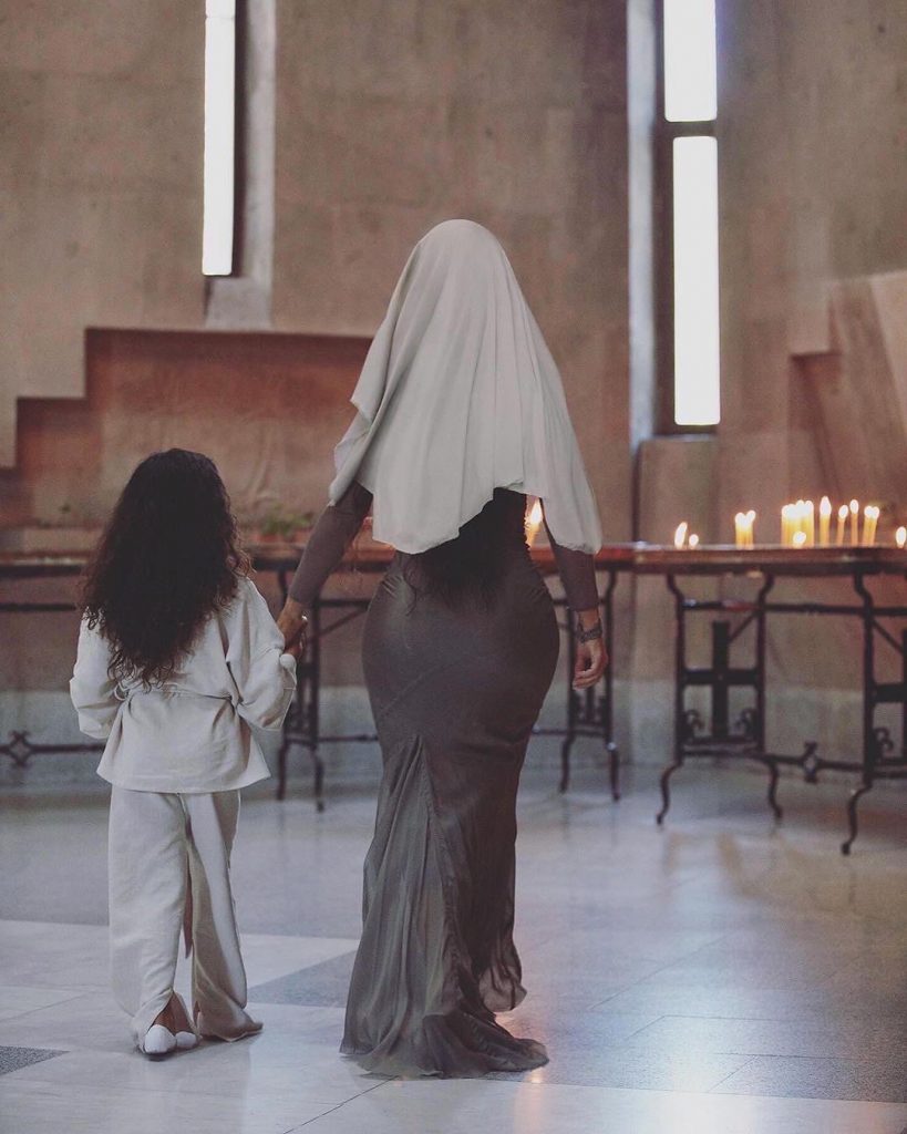 Kim Kardashian And Her Kids Baptized In Armenian Church
