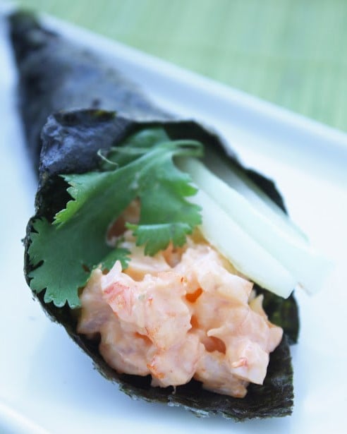 Low Carb Spicy Shrimp Hand Rolls | 12 Easy But Delicious Shrimp Recipes | Her Beauty