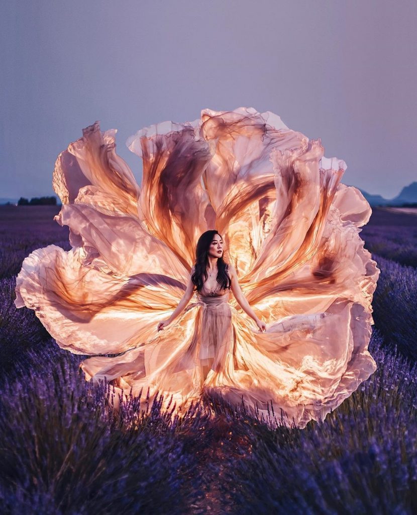 Photographer Shoots Dreamy Gowns Against Jaw-Dropping Scenery