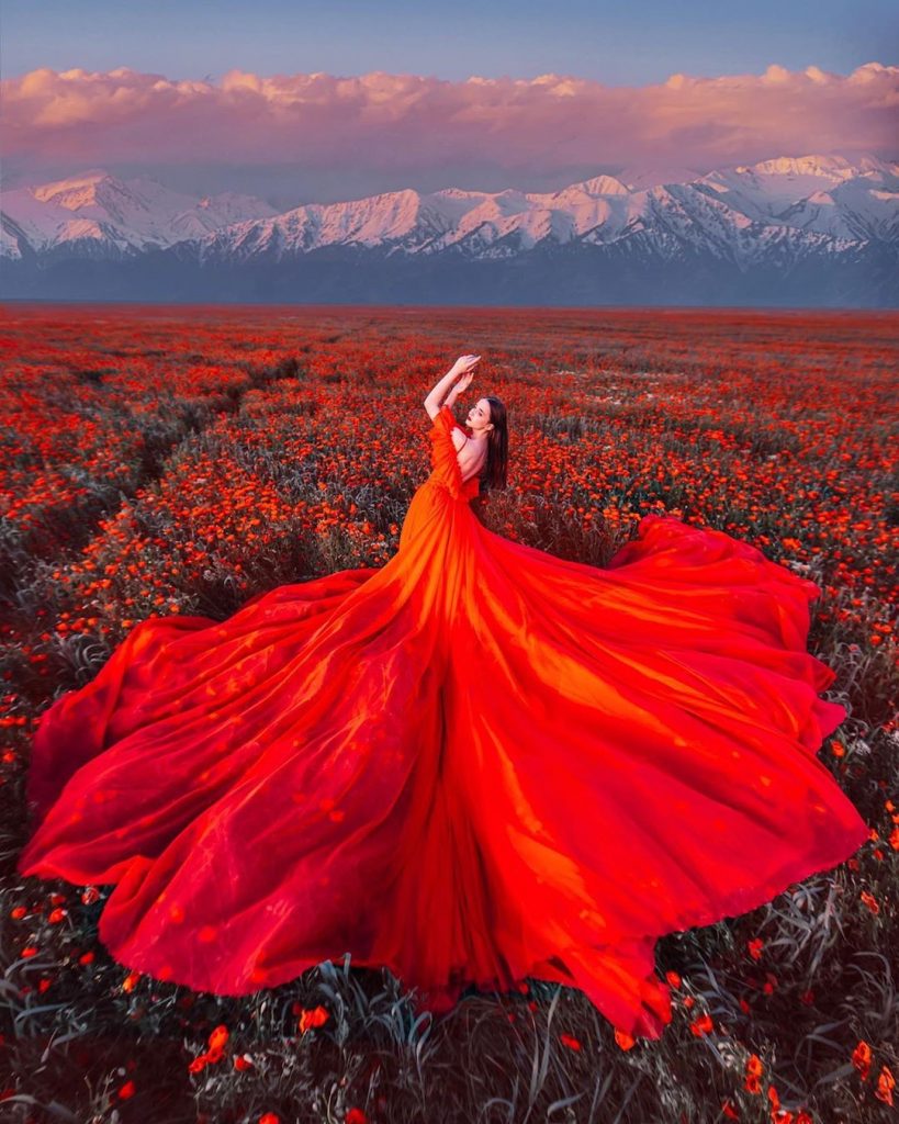 Photographer Shoots Dreamy Gowns Against Jaw-Dropping Scenery