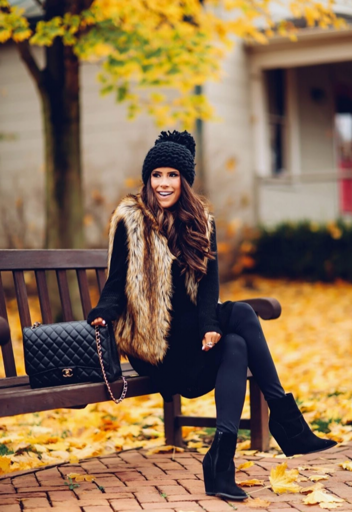 Playful but gorgeous | 9 Chic and Simple Thanksgiving Outfits Ideas | Her Beauty