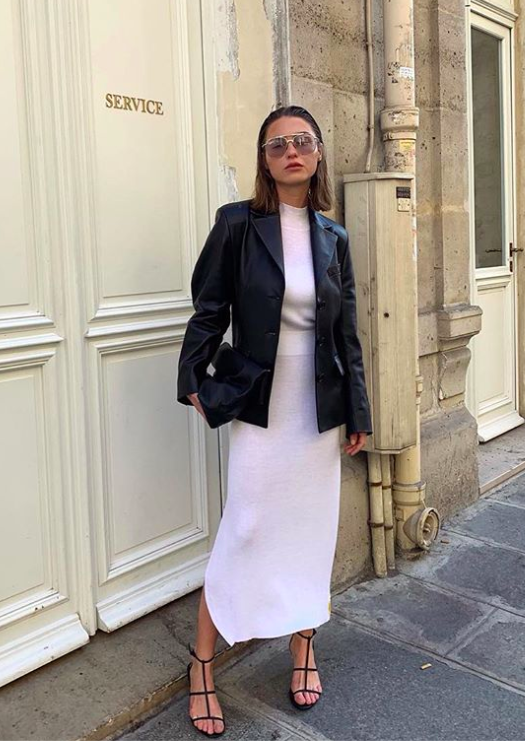 Leather blazer | 9 Best Leather Jacket Outfit Ideas | Her Beauty