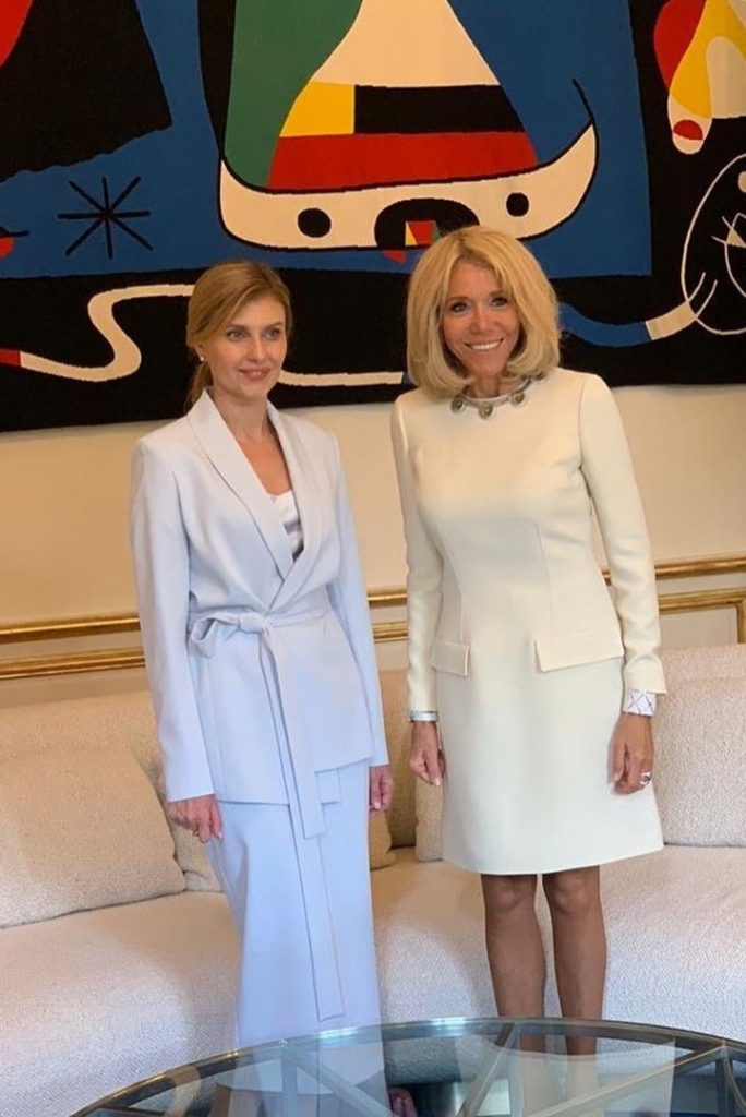 Встреча с Брижит Макрон | Стиль Елены Зеленской: 8 модных луков первой леди Украины | Her Beauty