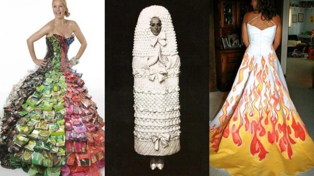 6 Desain Gaun Pengantin Paling Aneh di Dunia