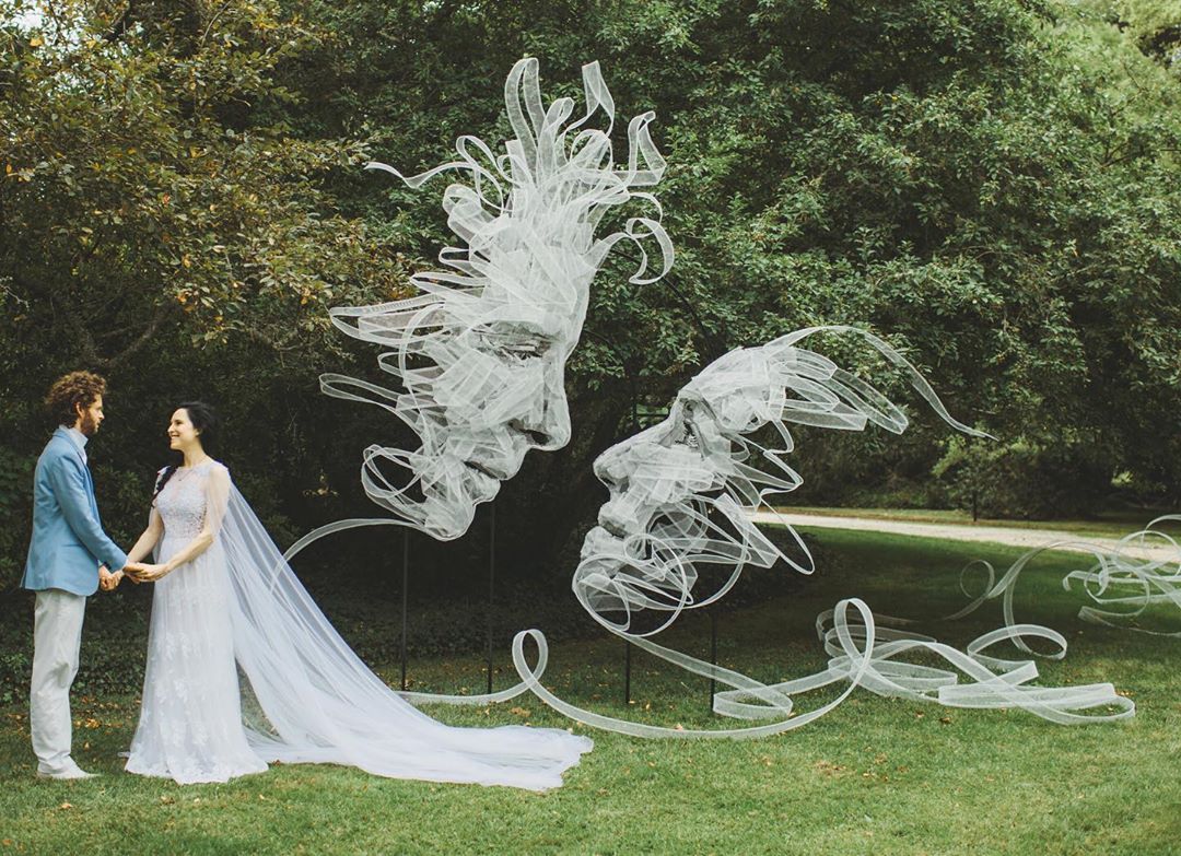 ≡ Artist Creates Stunning Portraits out of Tulle Fabric 》 Her Beauty