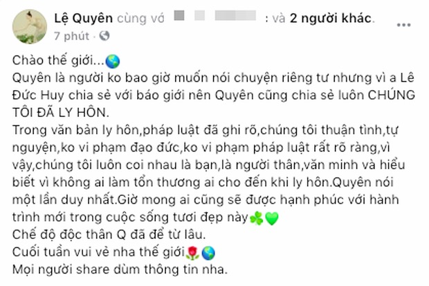 Lệ Quyên – Đức Huy: từ hạnh phúc đến chia ly!