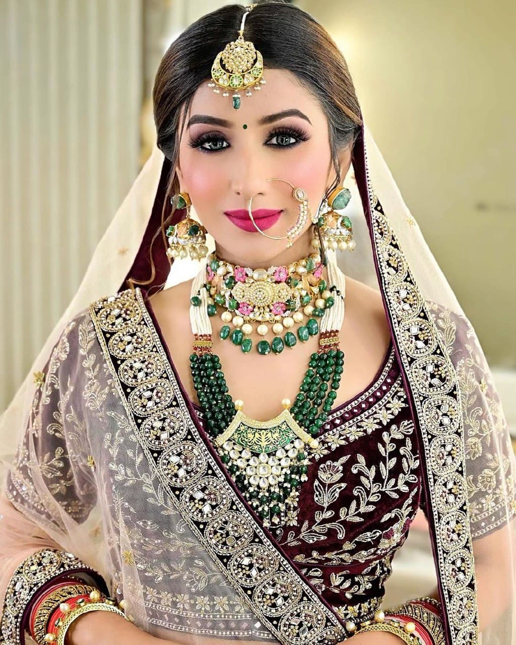 β‘ Stunning Bridal Makeovers By A Makeup Artist From New Delhi γ Her Beauty