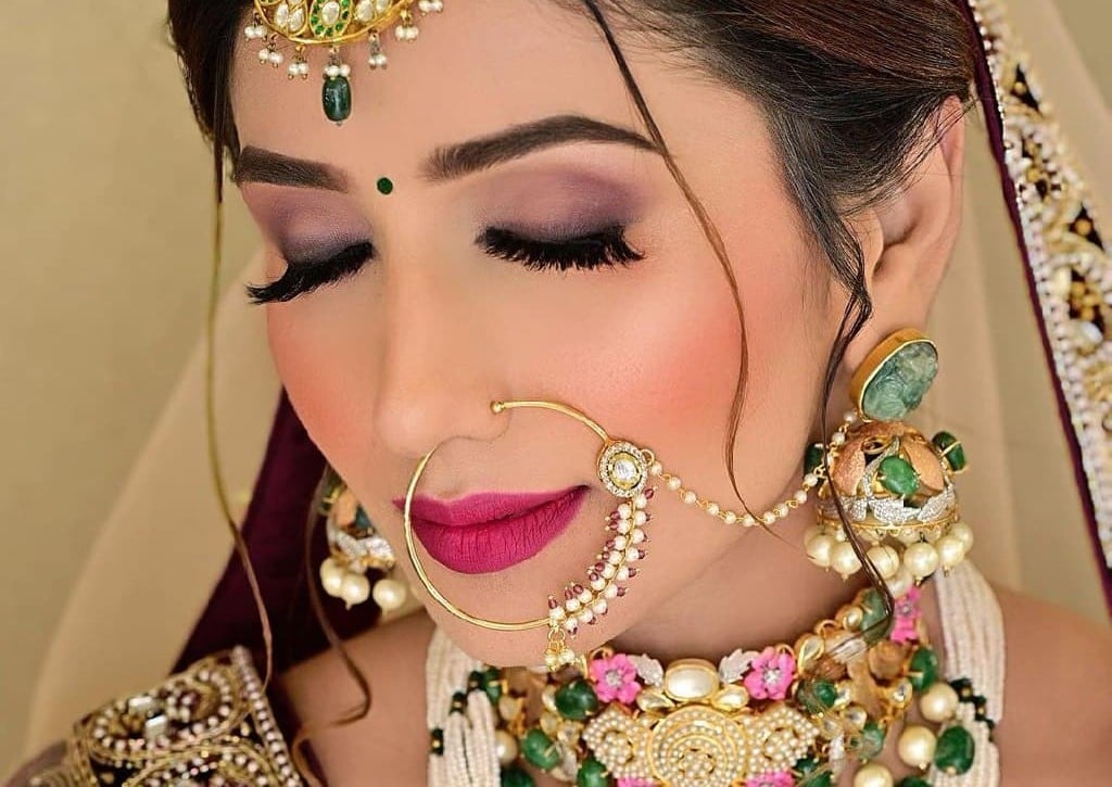 ≡ Stunning Bridal Makeovers By A Makeup Artist From New Delhi 》 Her Beauty