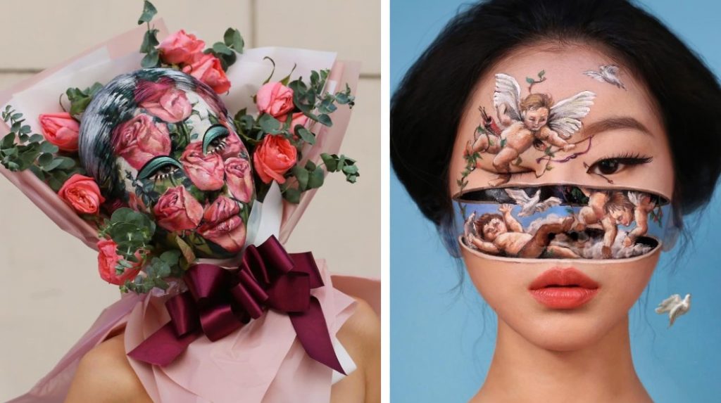Dain Yoon Uses Herself As A Canvas For Surreal Art