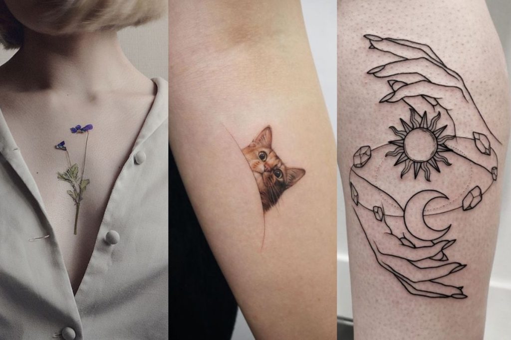 7 idées tattoos minimalistes féminins et tendance