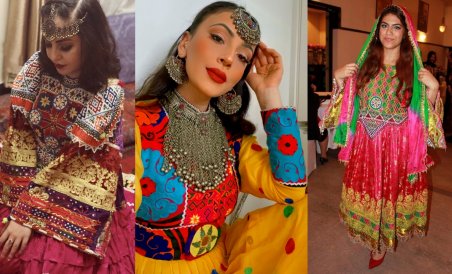 Mujeres afganas protestan contra la imposición del hiyab de los talibanes compartiendo fotos