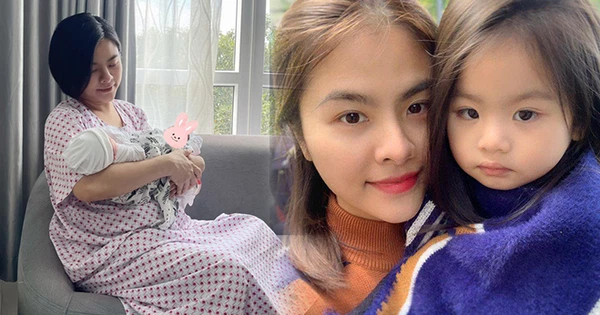 Lâm bồn mùa dịch, Vân Trang đón chào cặp ái nữ song sinh ở tuần thai thứ 38