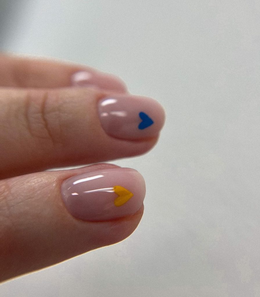 Blue and Yellow Nail Art To Inspire Your Next Manicure
