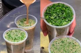 Trào lưu cà phê phủ hành lá gây nhiều tranh cãi trên mạng xã hội