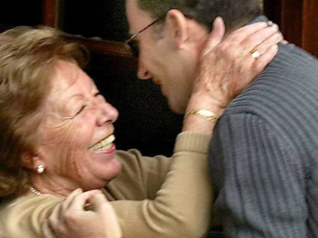 El adorable momento en el que Felipe conoció a la abuela de Letizia