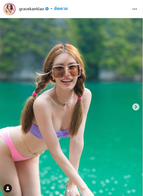 ขาวโอโม่ทะลุจอ! เจาะลึก 10 เรื่องจริงสุดพีค “เกรซ กาญจน์เกล้า” จากยุคมืดสู่ร่างทอง สวยสับระดับตัวมัม