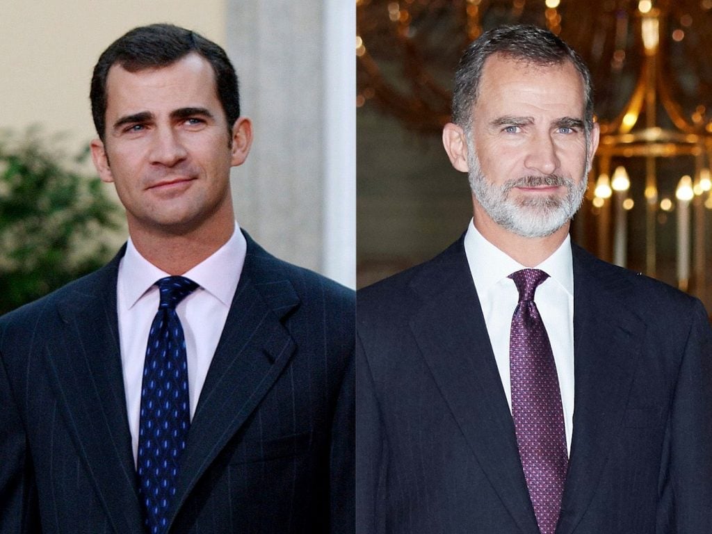 El antes y después de la familia real de España